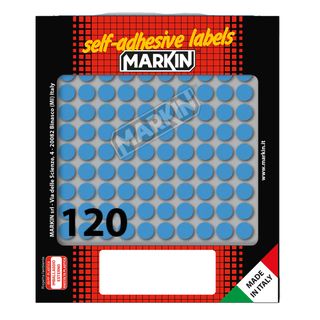 Etichette adesive tonde - in carta - permanenti - diametro 10 mm - 120 et/fg - …
