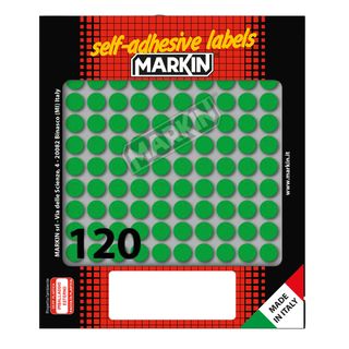 Etichette adesive tonde - in carta - permanenti - diametro 10 mm - 120 et/fg - …