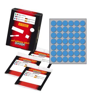Etichette adesive tonde - in carta - permanenti - diametro 18 mm - 42 et/fg - 1…