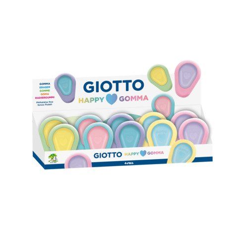 GIOTTO CF30 GOMME HAPPY LOVE PASTEL