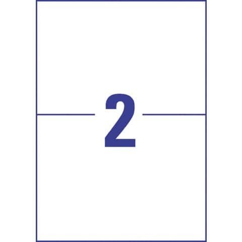 Etichette protezione e sicurezza - in PE - laser - permanenti - 210 x 148 mm - …
