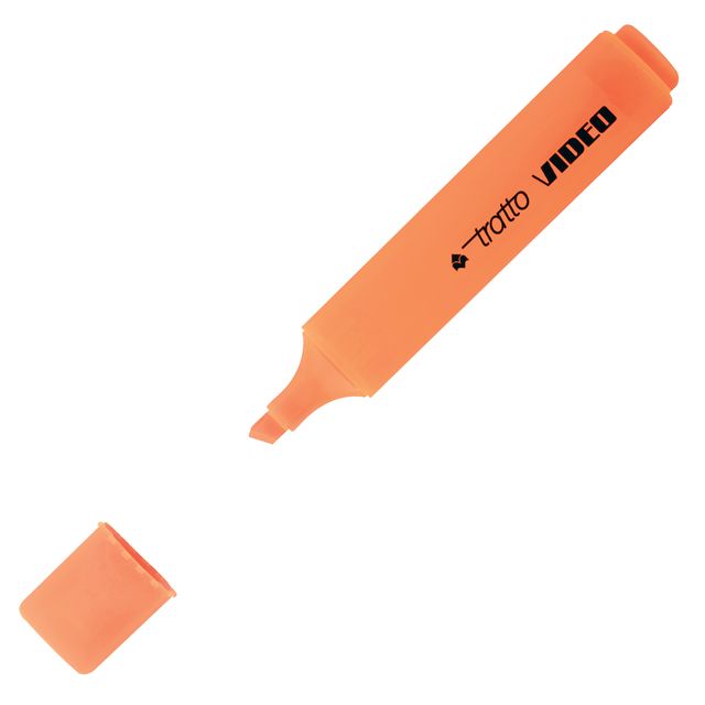 Evidenziatore Tratto Video - punta a scalpello - tratto da 1,0-5,0mm - arancio …