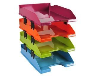 Exacompta Classic COMBO HARLEQUIN A4+ - Vassoio per lettere - per 254 x 364 mm …