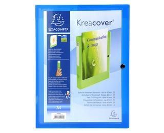 Exacompta Kreacover - Cartella a scatola - larghezza dorsale 40 mm - per A4 - b…