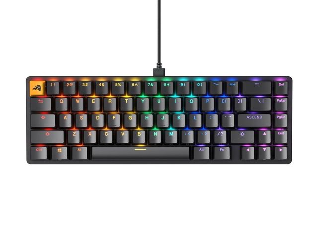 Glorious PC Gaming Race GMMK 2, Compatta 65%, Fox Switch - Nero, Layout US