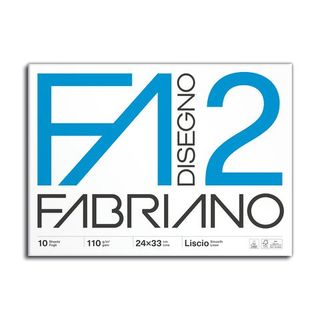 FABRIANO DISEGNO 2 - PUNTI METALLICI - LISCIO - 10FF