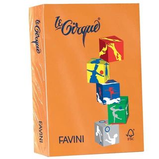 FAVINI HOME-OFFICE BASIC Le Cirque - Arancione tropici - A4 (210 x 297 mm) - 80…