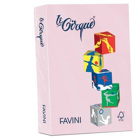 FAVINI HOME-OFFICE BASIC Le Cirque - Rosa - A4 (210 x 297 mm) - 80 g/m² - 500 f…