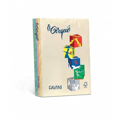 FAVINI HOME-OFFICE BASIC Le Cirque Mix - A4 (210 x 297 mm) - 160 g/m² - 250 fog…