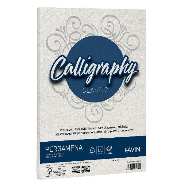 FAVINI HOME-OFFICE PRESTIGE Calligraphy - Pergamena - bianco - A4 (210 x 297 mm…