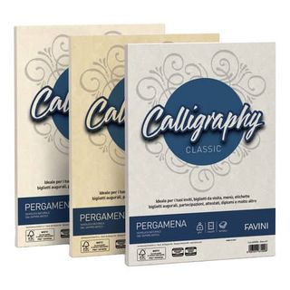 FAVINI HOME-OFFICE PRESTIGE Calligraphy - Pergamena - oro - A4 (210 x 297 mm) -…