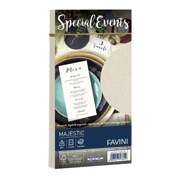 FAVINI HOME-OFFICE PRESTIGE Top Collection Special Events - Crema - A4 (210 x 2…