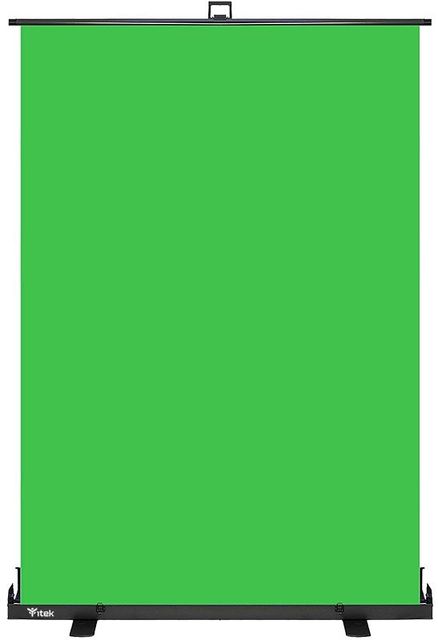 Green Screen - 148x190cm- tela retrattile antipiega- telaio pneumatico a X- cus…