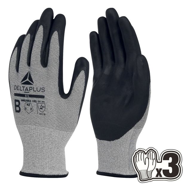 Guanti antitaglio Venicut B07 - maglia econocut - palmo in nitrile - taglia 08 …