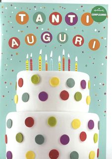 HALLMARK - BIGLIETTI AUGURI TORTA DI COMPLEANNO - 320331