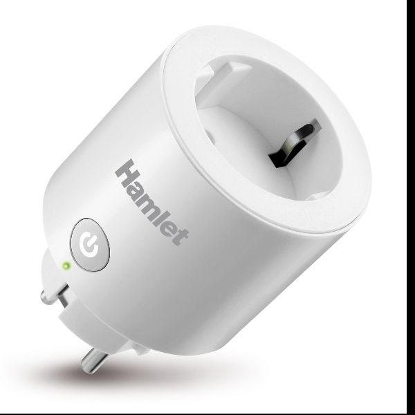 HAMLET HIOT-SPL16M PRESA INTELLIGENTE WI-FI CON MONITORAGGIO CONSUMI COMPATIBIL…