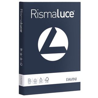 FAVINI RismaLuce - Blu cobalto - A4 (210 x 297 mm) - 200 g/m² - 125 fogli carta…