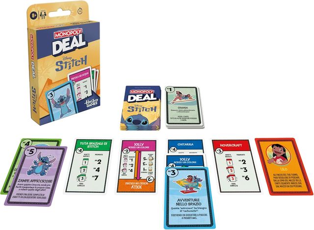 HASBRO MONOPOLY - MONOPOLY DEAL STITCH