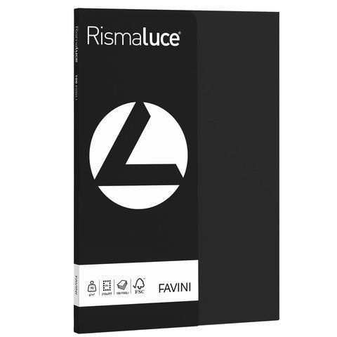 FAVINI RismaLuce Small - Cellulosa - nero - A4 (210 x 297 mm) - 90 g/m² - 100 f…