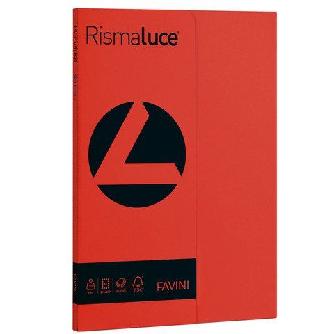 FAVINI RismaLuce Small - Cellulosa - scarlatto - A4 (210 x 297 mm) - 90 g/m² - …