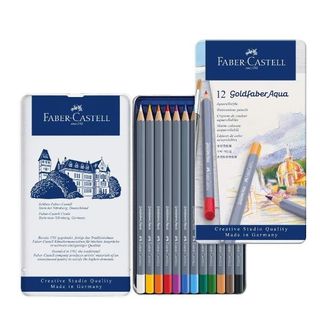 Faber-Castell GOLDFABER Aqua - Matita acquerellabile - colori assortiti (pacche…