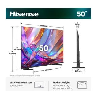 HISENSE 50 E79S QLED 4K UHD SMART VIDAA