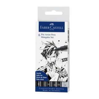 Faber-Castell PITT Artist Pen Mangaka - Brush pen, fineliner and marker set - p…