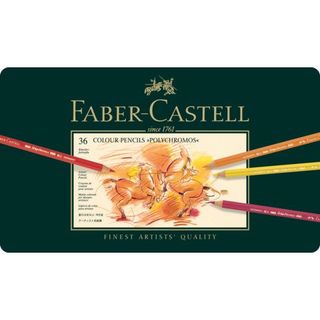 Faber-Castell Polychromos - Pastello colorato - 3.8 mm (pacchetto di 36)
