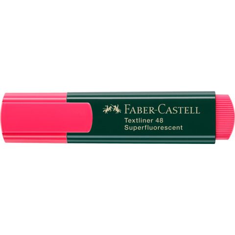 Faber-Castell TEXTLINER 48 REFILL - Evidenziatore - rosso fluorescente - inchio…