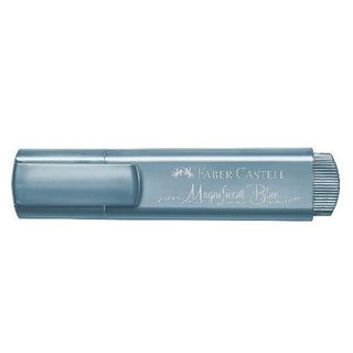 Faber-Castell Textliner 46 - Evidenziatore - blu magnificent metallizzato - inc…