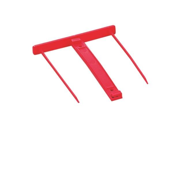 Fastener Capiclass 1 - passo 80 mm - rosso - Favorit - conf. 50 pezzi