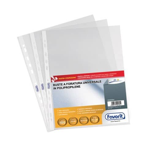 Favorit AIR Standard - Busta trasparente - per 220 x 300 mm - trasparente (pacc…