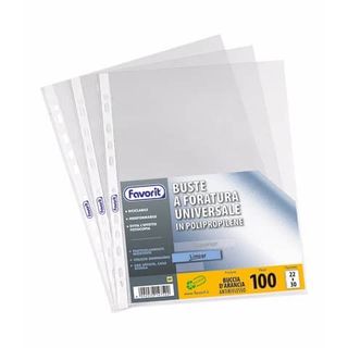 Favorit LINEAR - Busta trasparente - per 220 x 300 mm - trasparente (pacchetto …