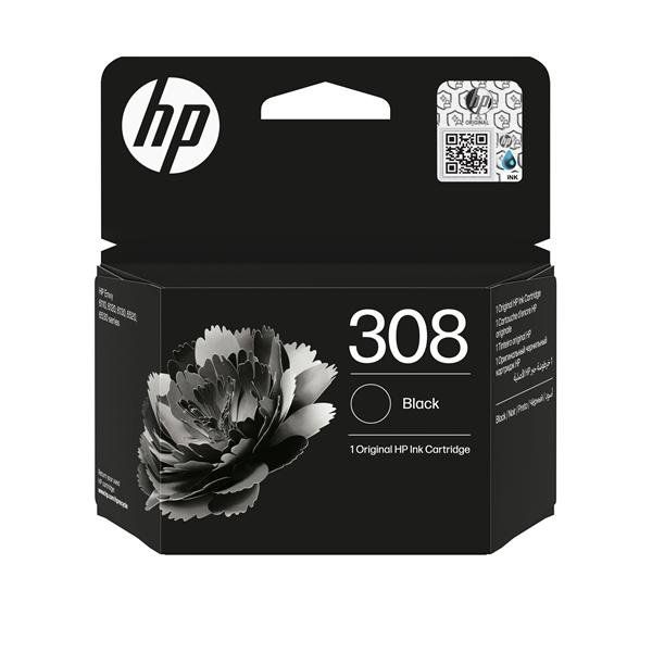 HP 308 CARTUCCIA INCHIOSTRO NERO BLISTER PER HP DeskJet 2900, 4300 HP Envy 6110…