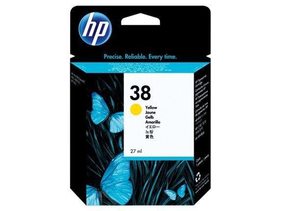 HP 38 cartuccia d\'inchiostro 1 pz Originale Resa standard Giallo