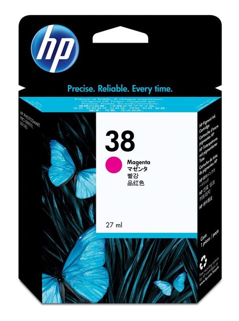 HP 38 cartuccia d\'inchiostro 1 pz Originale Resa standard Magenta