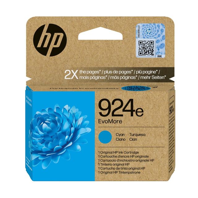 HP 924e EvoMore - 10 ml - Cyan - original - Officejet