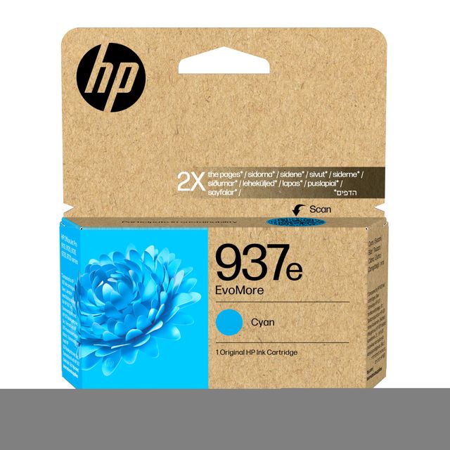 HP 937e EvoMore - Ciano - originale - cartuccia d'inchiostro - per Officejet Pr…