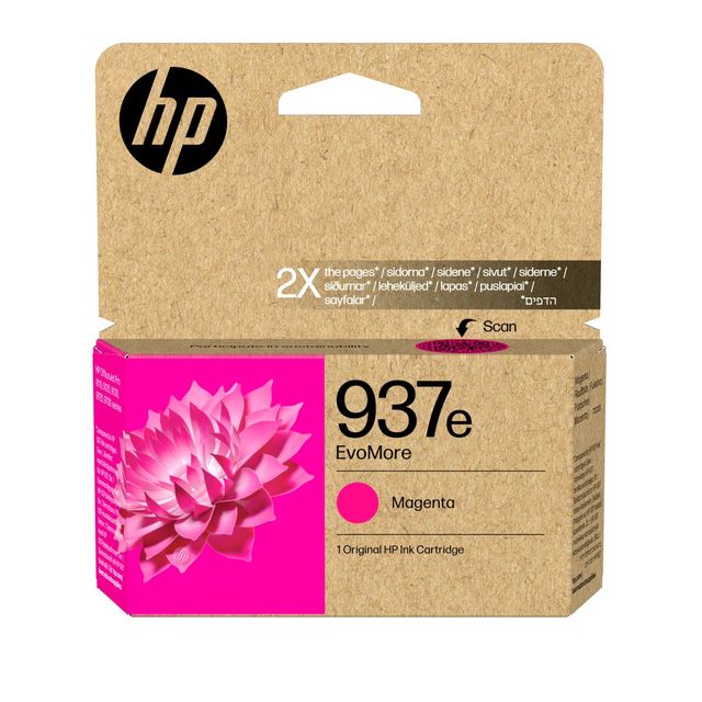 HP 937e EvoMore - Magenta - originale - cartuccia d'inchiostro - per Officejet …