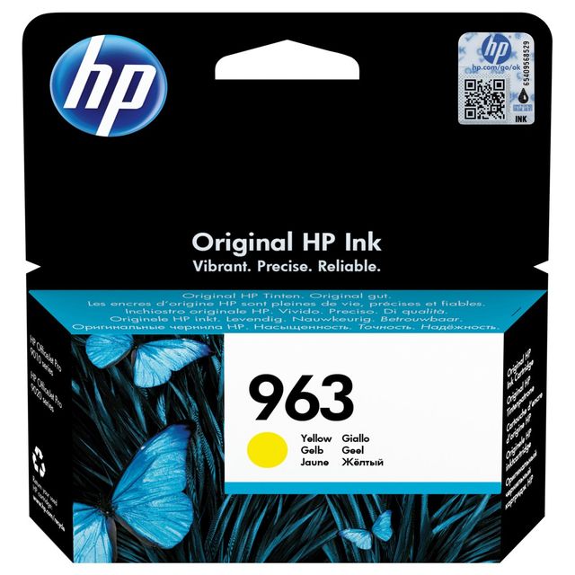 HP 963 - 10.7 ml - giallo - originale - cartuccia d'inchiostro - per Officejet …