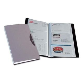 Fellowes - Libro per biglietti da visita - 120 compartimenti - capacità 120 sch…