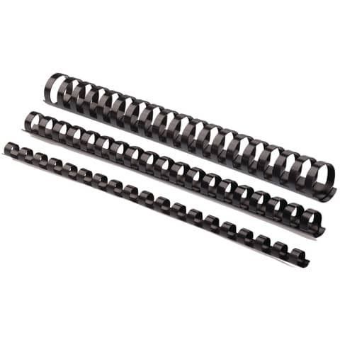 Fellowes Plastic Comb - 22 mm - 21 anelli - A4 (210 x 297 mm) - nero - 50 pezzi…