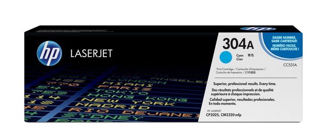 HP Cartuccia Toner originale ciano LaserJet 304A