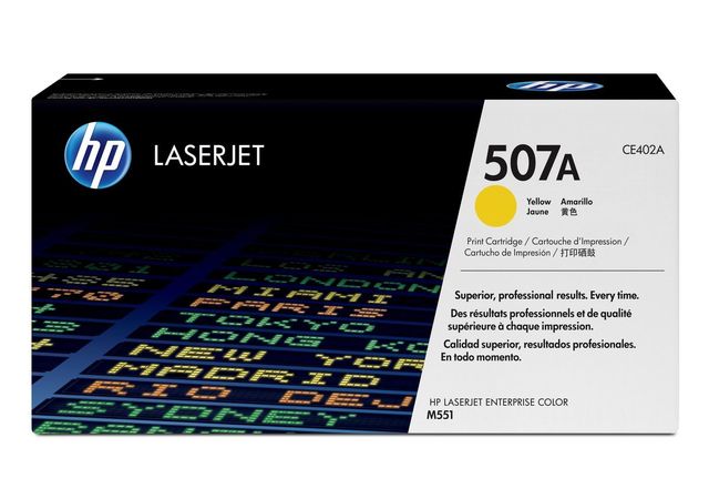 HP Cartuccia Toner originale giallo LaserJet 507A - 6000 pagine - Giallo - 1 pz