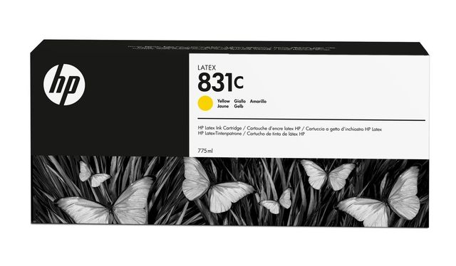 HP INC 831C 775-ML YELLOW LATEX INK