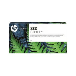 HP INC HP 832 1L WHITE LATEX INK CARTRIDGE