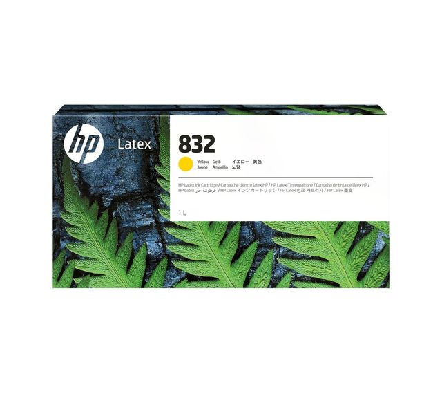 HP INC HP 832 1L YELLOW LATEX INK ORIGINAL