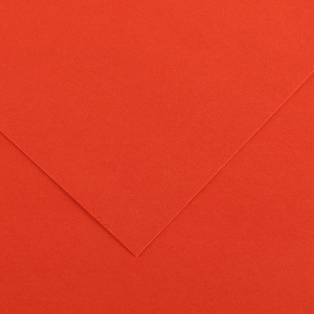 Foglio Colorline - 70x100 cm - 220 gr - rosso vivo - Canson