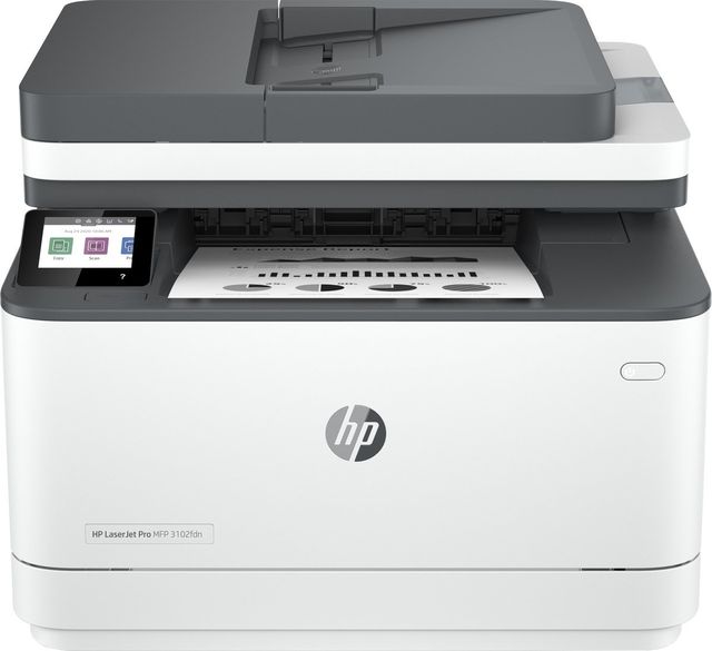 HP LaserJet Stampante multifunzione Pro 3102fdn - Bianco e nero - Stampante per…