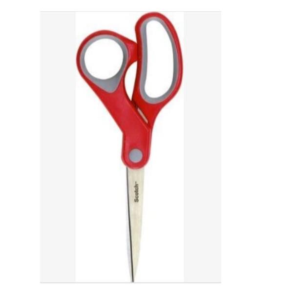 Forbici Comfort - 20 cm - impugnatura asimmetrica - lama in acciaio - rosso - S…